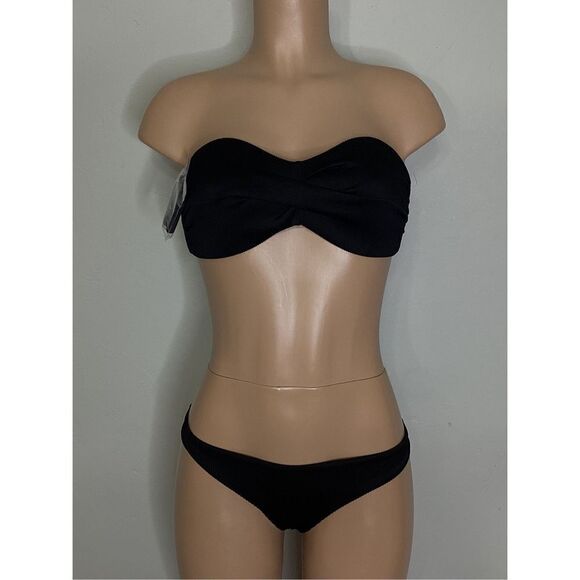 New. Pilyq Black Pearl bikini set. L-top/M-bottom.  Retails $169 - Picture 4 of 16